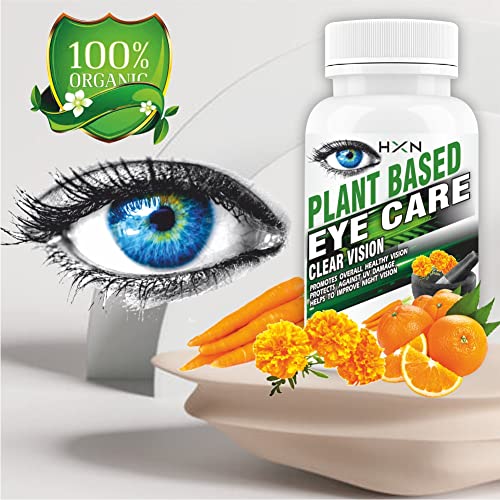 HXN Eye Care Supplement With Zeaxanthin, Lutein Supplements To Help Reducing Blue Light Screen FatigAnd Supports Healthy Vision - 120 Tablets (Pack 2)