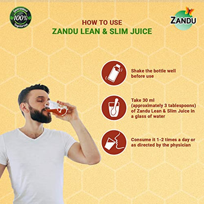 Zandu Lean & Slim Juice (Pack of 500 ml)