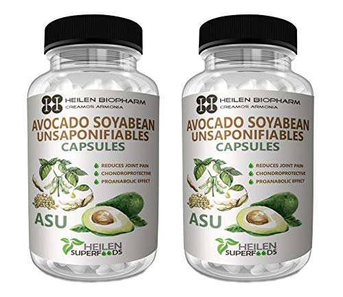 Heilen Biopharm Premium Avocado Soyabean Unsaponifiable Capsule 180 nos,(ASU) - 500 mg X 180 Capsules, 90 Grams