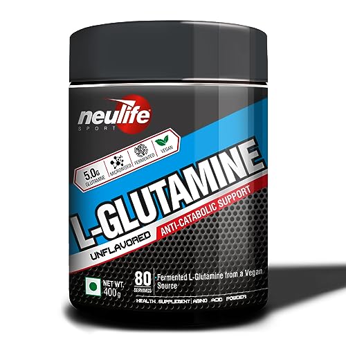 Procel (NEULIFE) Fermented L-Glutamine Powder 400g Micronized &Vegan (Unflavored)