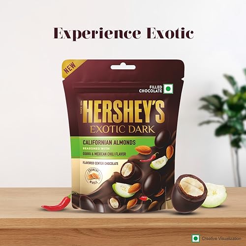 Hershey’S Exotic Dark Californian Almonds | Guava & Mexican Chili Flavor 30g