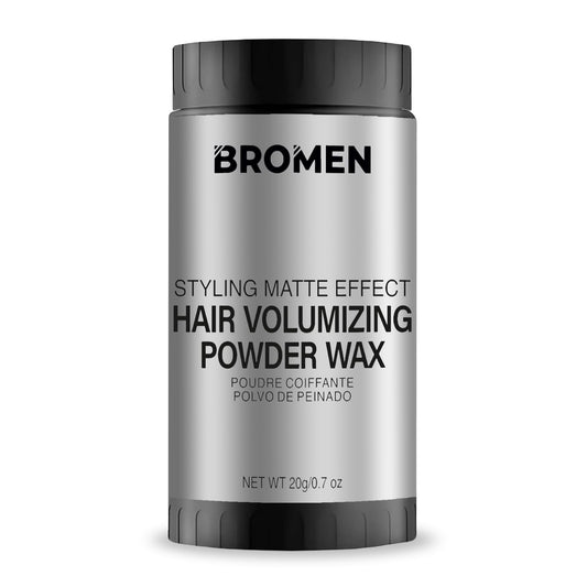 Bromen Hair Volumizing Powder Wax, Strong Hold, Matte Finish, Hair Styling, Natural - 20g