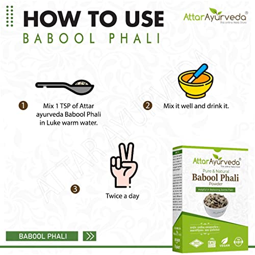 Attar Ayurveda Babool Phali Powder for joint pain - 250 g