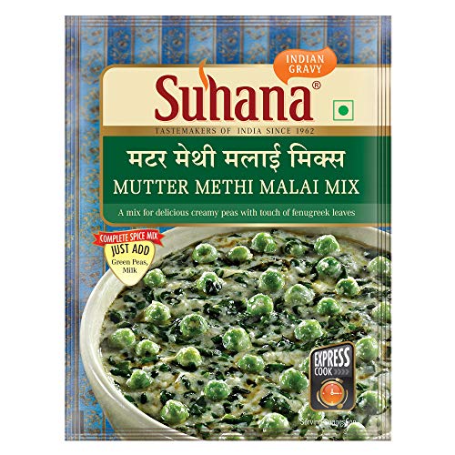 Suhana Mutter Methi Malai Pouch Easy to Cook (Pack of 3)