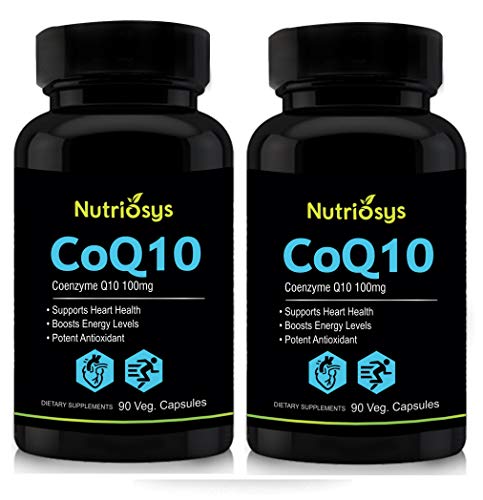 Nutriosys CoQ10 100mg (90 Veg Capsules), Pack of - 2