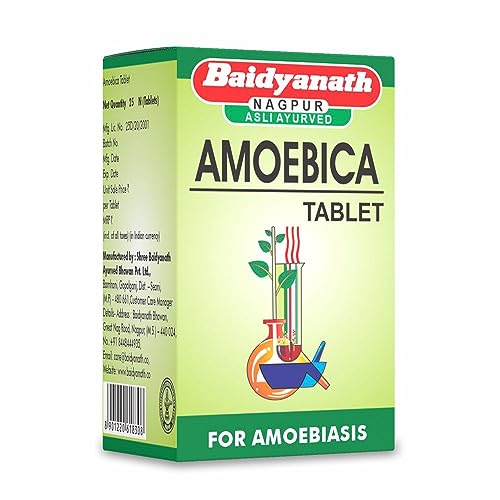 Baidyanath Amoebica I Ayurvedic Diarrhea Medicine I Pack of 1-25Tab