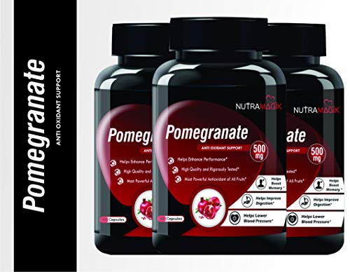 Nutramagik Pomegranate Fruit Extract Rich Anti-oxidants for Healthy Body -60 capsules