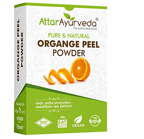 Attar Ayurveda Orange Peel Powder For Face Skin Whitening (200 Grams)