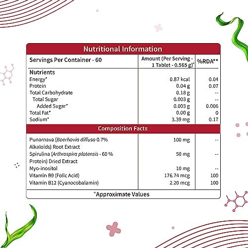 Neuherbs Plant-Based True B12 Supplements For Men & Women | With Myo-inositol, Folic Acid & Spirulinrgy, Brain Health & Better Absorption (60 Tablets)