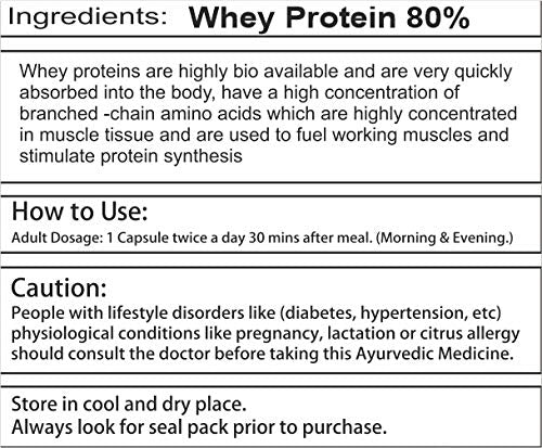 BeSure 100% Whey Protein Capsules-Gain Lean Muscle