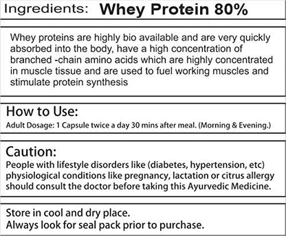 BeSure 100% Whey Protein Capsules-Gain Lean Muscle