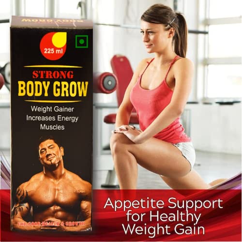 Afflatus Herbal Strong Body Grow Tonic || Appetite Booster || Weight Gain & Body Growth Formula- (2 x 225ml)