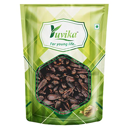 YUVIKA Surajmukhi Beej Kala - Helianthus annuus - Black Sunflower Seeds (400 Grams)