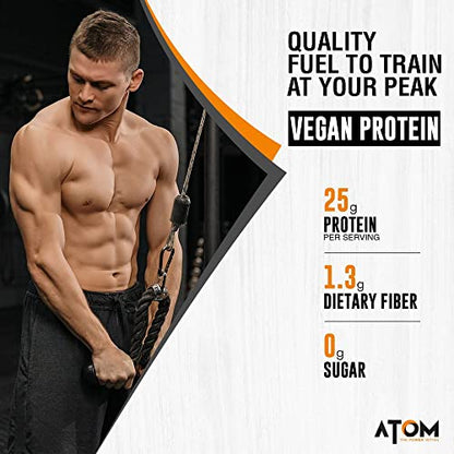 Asitis ATOM Plant Protein 1kg | 25g Protein | Amino Profile similar to Whey | Easy to Digest | Vegan