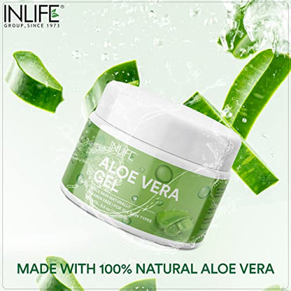 INLIFE Aloe Vera Gel, Paraben Free - 100 g