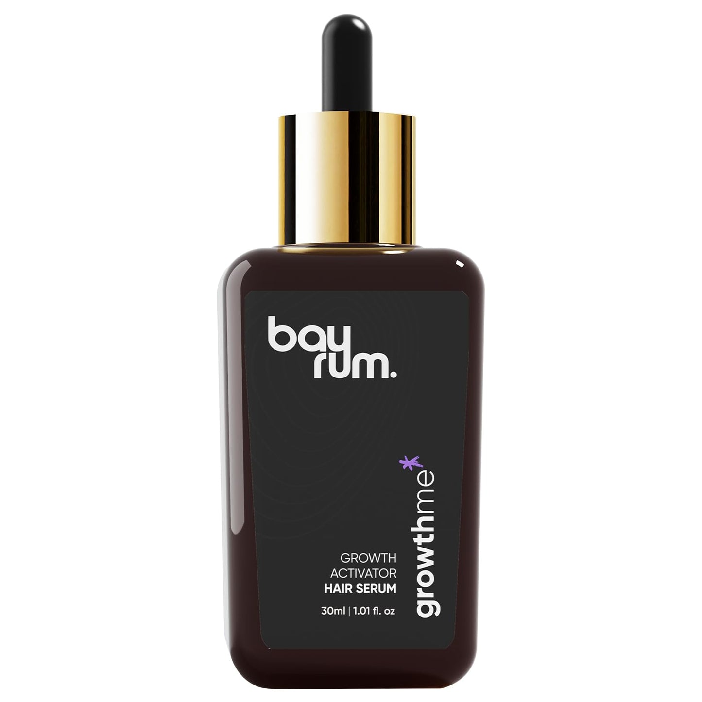 BAYRUM. Growth Activator Hair Serum for Grow New Hair | Hair fall control | With Redensyl 3% & Root arwood Extract. | Men & Women | GROWTH me* | 30 Ml