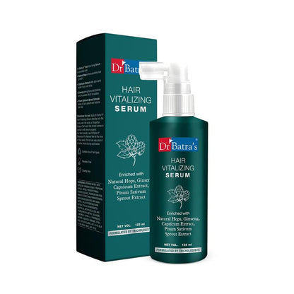 Dr Batra's Hair Vitalizing Serum - 125 ml, Hair Oil - 100 ml, Combo kit, Enriched with Ginseng & Amla (Pack of 2)