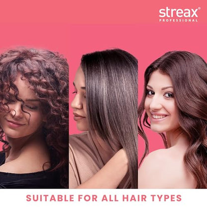 Streax Professional Argan Secrets Colour Protect Hair Serum for Women | Enriched with Argan Oil & UVe & Smoothness | Enhances Radiance of Hair | 100ml