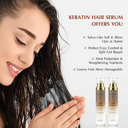 Kera Fine Hair Serum | 100ml | Rich Repair Improves Manageability Smooth & Protect | For All Hair Types