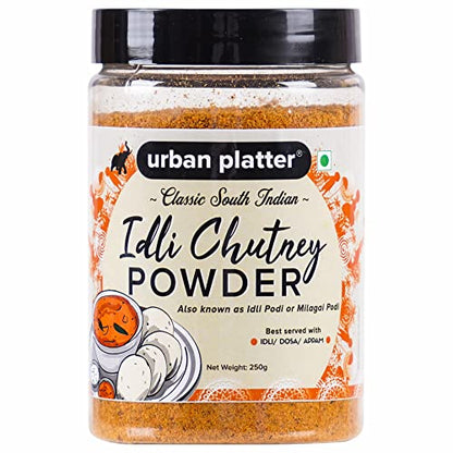 Urban Platter South Indian Style Instant Idli Chutney Powder, 250g / 8.8oz [Molaga Podi, Just Add Water]