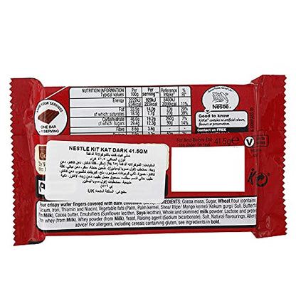 Nestle Kitkat 70% Dark Chocolate, 4 x 41.7 g