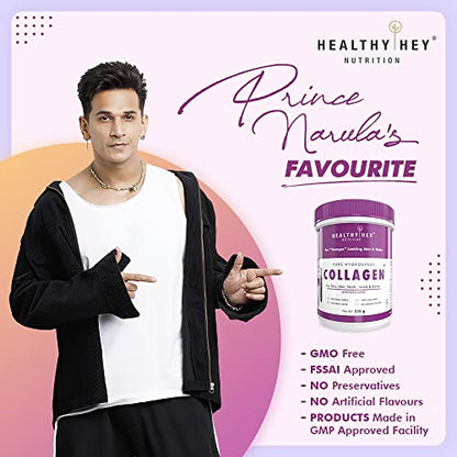 HealthyHey Collagen Powder | Unflavoured - 250 gm