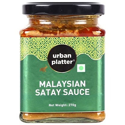Urban Platter Malaysian Satay Sauce, 270g (Gourmet Spread, Sauce, Marinade)