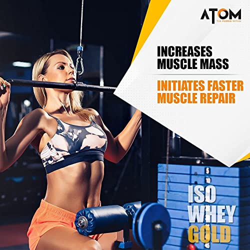 Asitis ATOM ISO Whey Gold 1Kg | 29g Protein | Muscle Recovery