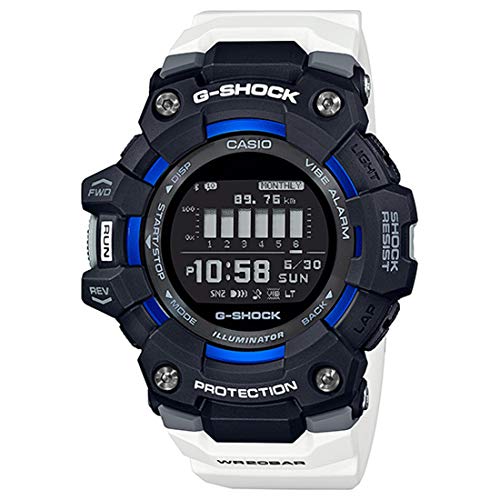 Casio Men's G-Shock G-Squad Athleisure Series Smartwatch (White, GBD-100-1A7DR, G1039)