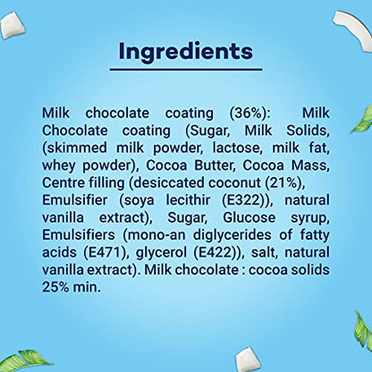 Bounty Coconut Chocolate Bar 57g Pack of 12