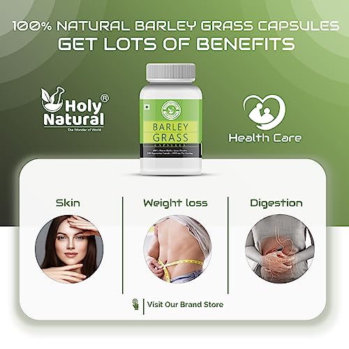 Holy Natural Barley Grass Capsule 120 Veggie Caps