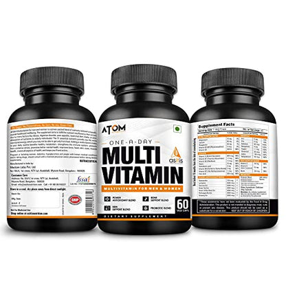 Asitis Nutrition ATOM Multivitamin for Men & Women - 60 capsules