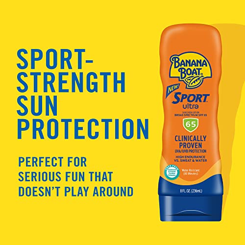 Banana Boat Sport Ultra Sunscreen Lotion, SPF 65, 8oz