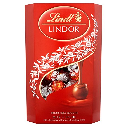 Lindt Lindor Milk Chocolate Truffles with A Smooth Melting Filling (337g)