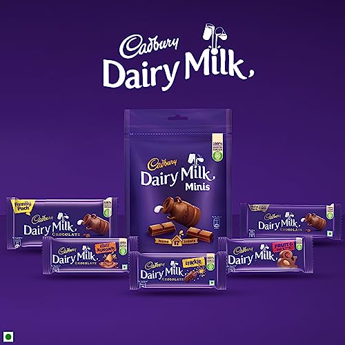 Cadbury Dairy Milk Chocolate Home Treats,126 g - Pack of 2