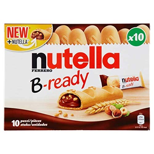Nutella B-Ready Wafer, 10 X 22 g