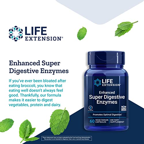 Life Extension, Enhanced Super Digestive Enzymes, 60 Veggie Caps