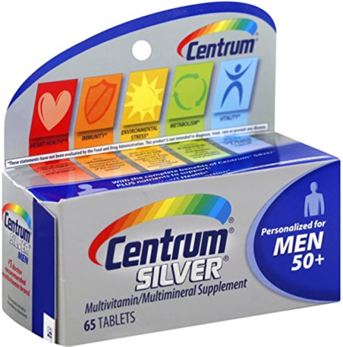 Centrum Silver Men 50+ Multivitamin Tablets 65 ea - Pack of 1