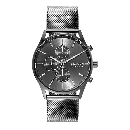 Skagen Holst Chronograph Analog Grey Dial Men's Watch-SKW6608