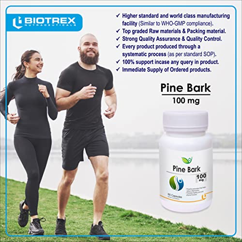 Biotrex Nutraceuticals Pine Bark 100Mg - 60 Capsules