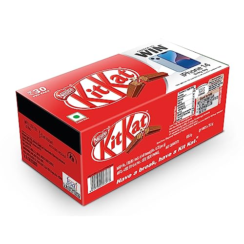 Nestle-KitKat, 4 Finger Wafer Bar –36.5g, Pack of 21 Units, 766.5gm