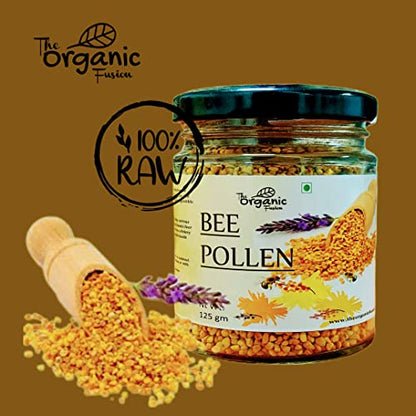 The organic fusion Natural Bee Pollen | 100% Raw Natural Bee Pollen (125 gms)