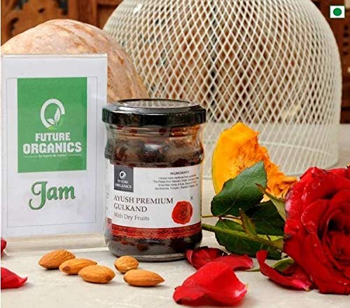 Future Organics Eat Organic! Be Organic!! Premium Gulkand with Dry Fruits - Natural & Homemade - 125 g