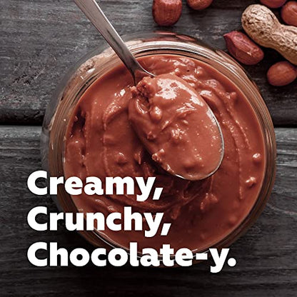 Yogabar Crunchy Peanut Butter 400g | Dark Chocolate Peanut Butter Crunchy with No Palm Oil & Anti-Oxidants