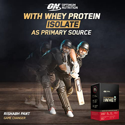 Optimum Nutrition Gold Standard 100% Whey Protein Powder- 5 X 30.4 g Single Serve Sachets (Double Rich Chocolate)