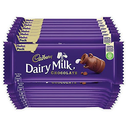 Cadbury Dairy Milk Chocolate Bar, 12 x 55 g Maha Pack