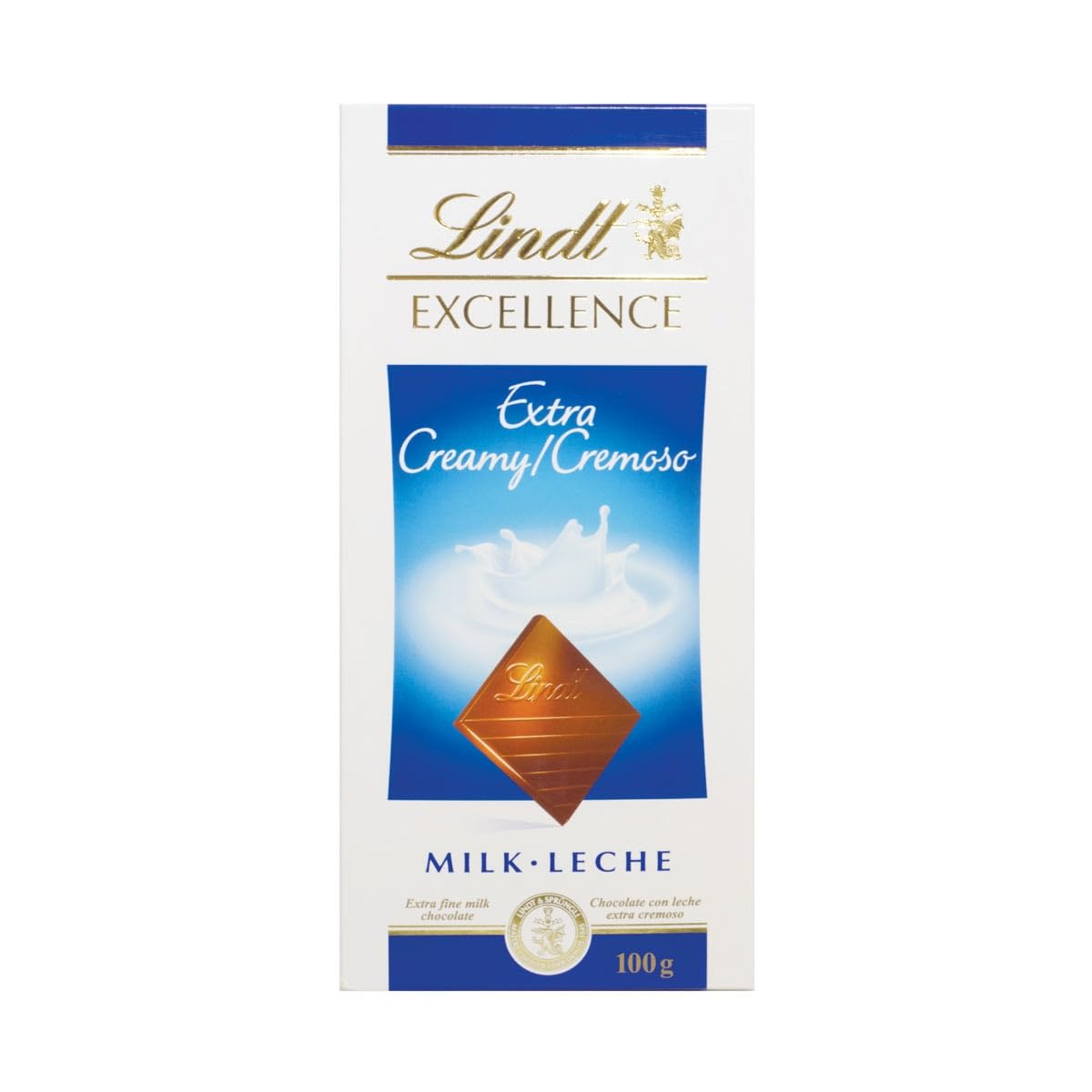 Lindt Excellence Extra Creamy Milk Chocolate Bar, 100 g