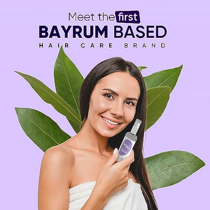 BAYRUM. Repair Hair Serum with Bayrum & Avocado Extract, Argan oil & Shea butter. For Smoothness AndGlossy Shine | Parabin free | Men and women | 50Ml