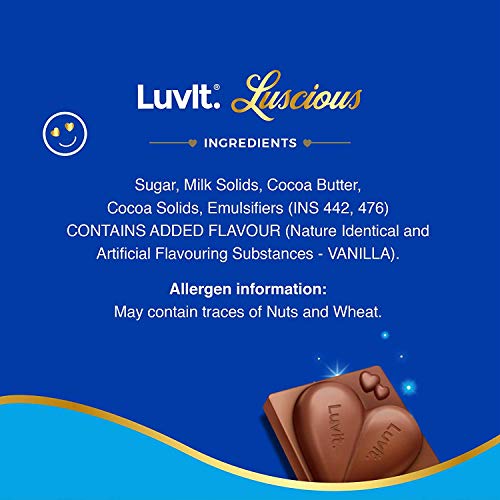 LuvIt Luscious Love Delights Chocolate & Dairy Rich Milk Home Delights Chocolates Gift Combo 451gm- Pack of 3