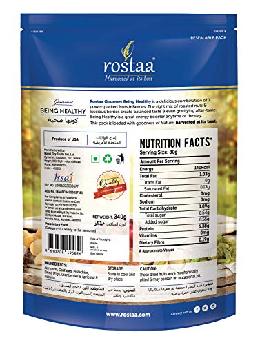 Rostaa Being Healthy (Healthy Mix) 340g (Gluten Free, Non-GMO & Vegan)